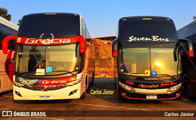 Seven Bus 7030 na cidade de Goiânia, Goiás, Brasil, por Carlos Júnior. Número da foto: #12919814.
