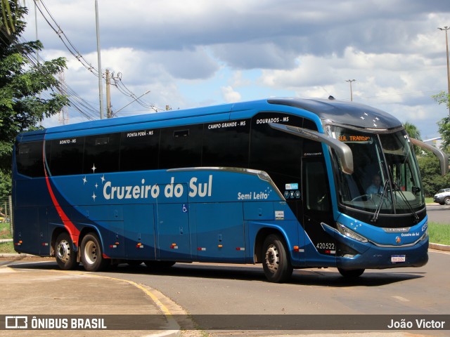 Cruzeiro do Sul Transportes 420522 na cidade de Campo Grande, Mato Grosso do Sul, Brasil, por João Victor. Número da foto: #12919665.