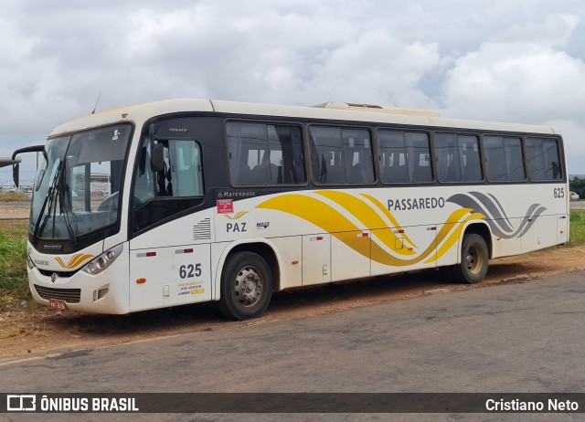 Passaredo Transporte e Turismo 625 na cidade de Catalão, Goiás, Brasil, por Cristiano Neto. Número da foto: #12918497.