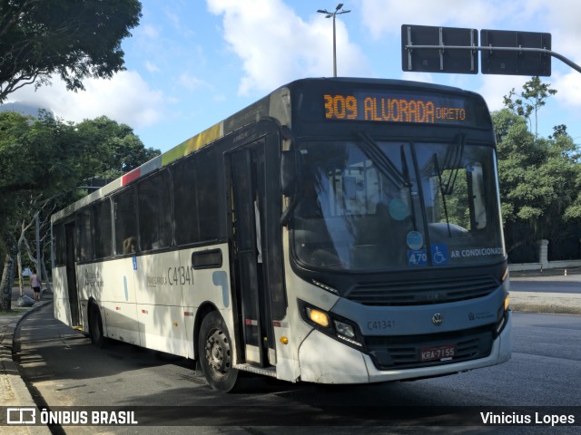 Real Auto Ônibus C41341 na cidade de Rio de Janeiro, Rio de Janeiro, Brasil, por Vinicius Lopes. Número da foto: #12919444.