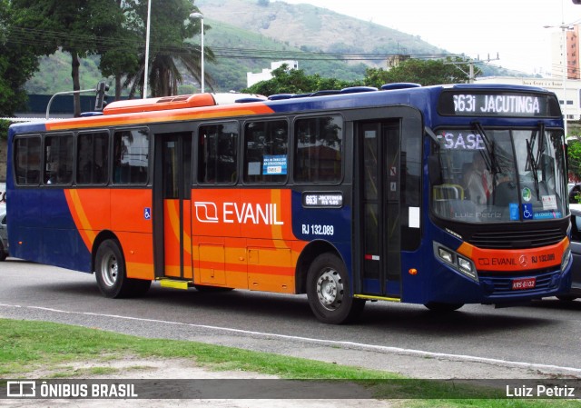 Evanil Transportes e Turismo RJ 132.089 na cidade de Nova Iguaçu, Rio de Janeiro, Brasil, por Luiz Petriz. Número da foto: #12918523.