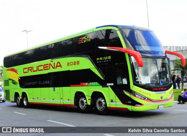 Autobuses Cruceña 2022 na cidade de Barueri, São Paulo, Brasil, por Kelvin Silva Caovila Santos. Número da foto: #12919483.