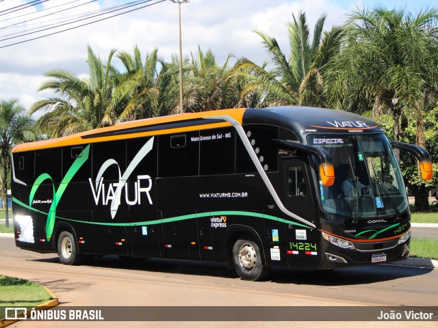Viatur Transporte e Turismo 14224 na cidade de Campo Grande, Mato Grosso do Sul, Brasil, por João Victor. Número da foto: #12919734.