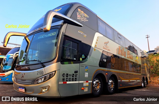 Isla Bus Transportes 2100 na cidade de Goiânia, Goiás, Brasil, por Carlos Júnior. Número da foto: #12919867.