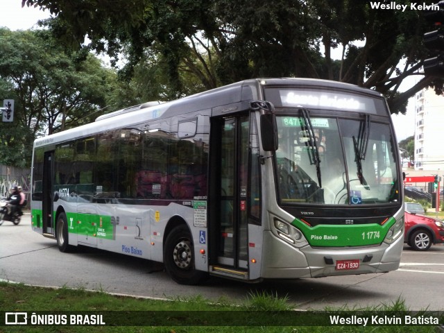 Viação Santa Brígida 1 1774 na cidade de São Paulo, São Paulo, Brasil, por Weslley Kelvin Batista. Número da foto: #12918744.
