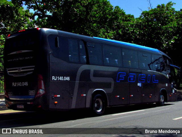 Fácil Transportes e Turismo RJ 140.046 na cidade de Rio de Janeiro, Rio de Janeiro, Brasil, por Bruno Mendonça. Número da foto: #12918502.