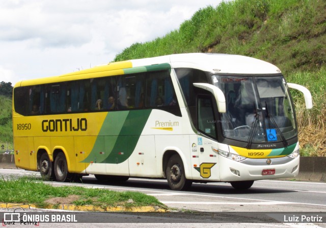 Empresa Gontijo de Transportes 18950 na cidade de Barra Mansa, Rio de Janeiro, Brasil, por Luiz Petriz. Número da foto: #12920288.