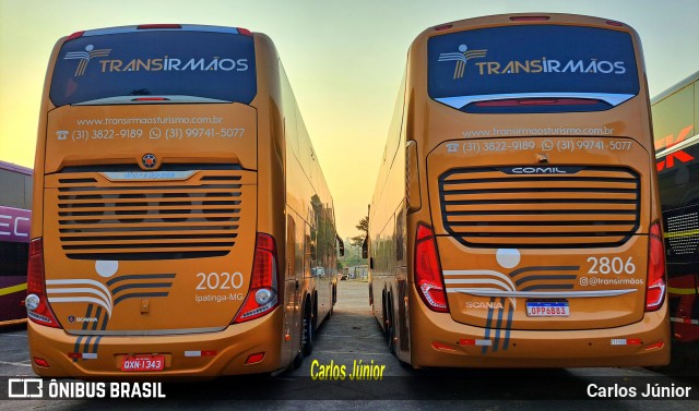 Transirmãos Turismo 2806 na cidade de Goiânia, Goiás, Brasil, por Carlos Júnior. Número da foto: #12919301.