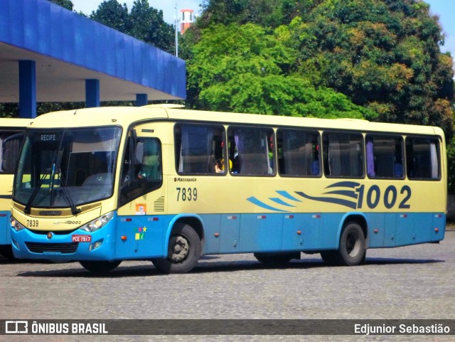 Expresso 1002 7839 na cidade de Carpina, Pernambuco, Brasil, por Edjunior Sebastião. Número da foto: #12919637.