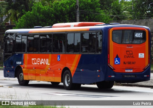 Evanil Transportes e Turismo RJ 132.147 na cidade de Rio de Janeiro, Rio de Janeiro, Brasil, por Luiz Petriz. Número da foto: #12918522.
