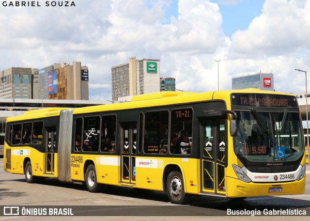 Viação Pioneira 234486 na cidade de Brasília, Distrito Federal, Brasil, por Busologia Gabrielística. Número da foto: #12920036.