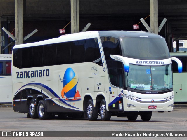 Zancanaro Turismo 9001 na cidade de Porto Alegre, Rio Grande do Sul, Brasil, por Paulo Ricardo  Rodrigues Villanova. Número da foto: #12918932.