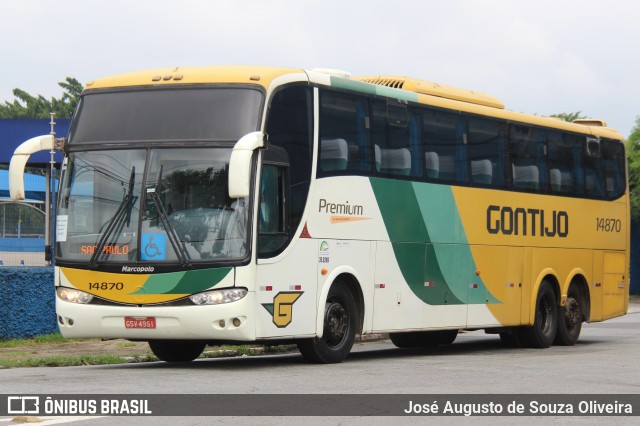Empresa Gontijo de Transportes 14870 na cidade de São Paulo, São Paulo, Brasil, por José Augusto de Souza Oliveira. Número da foto: #12919660.