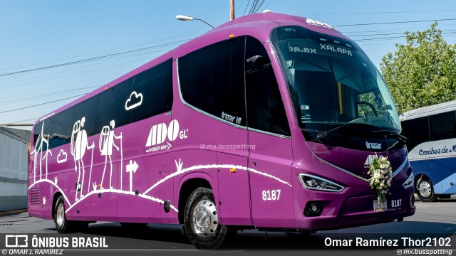 ADO - Autobuses de Oriente 8187 na cidade de Gustavo A. Madero, Ciudad de México, México, por Omar Ramírez Thor2102. Número da foto: #12854320.