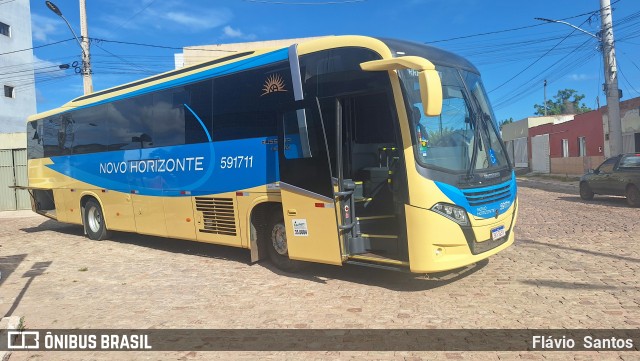 Viação Novo Horizonte 591711 na cidade de Barra da Estiva, Bahia, Brasil, por Flávio  Santos. Número da foto: #12854078.