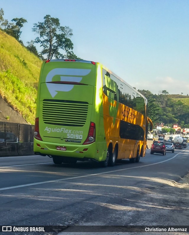 Viação Águia Branca 50190 na cidade de Rio Bonito, Rio de Janeiro, Brasil, por Christiano Albernaz. Número da foto: #12854101.