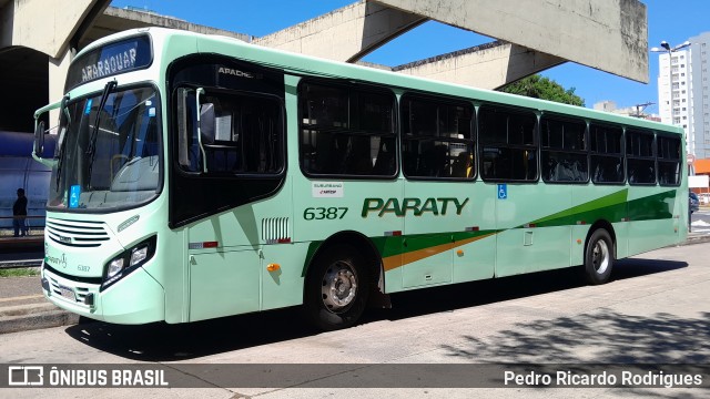 Viação Paraty 6387 na cidade de São Carlos, São Paulo, Brasil, por Pedro Ricardo Rodrigues. Número da foto: #12856495.