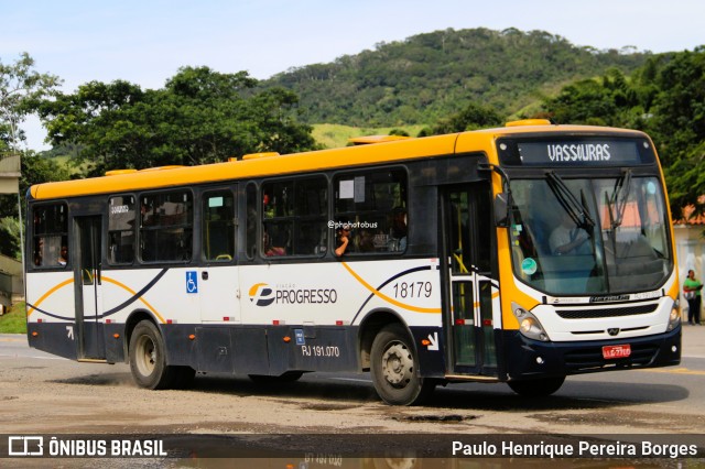 Viação Progresso 18179 na cidade de Vassouras, Rio de Janeiro, Brasil, por Paulo Henrique Pereira Borges. Número da foto: #12856665.