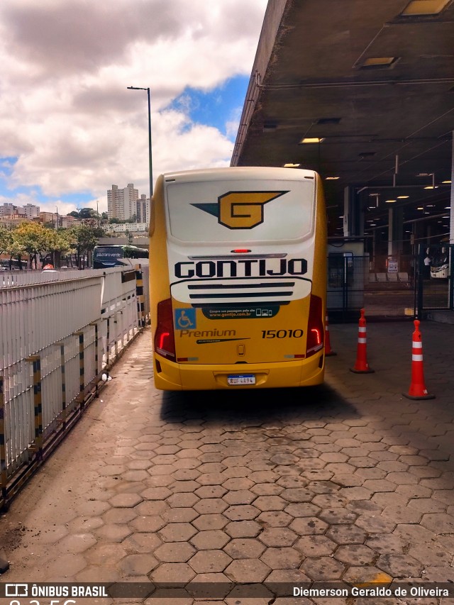 Empresa Gontijo de Transportes 15010 na cidade de Belo Horizonte, Minas Gerais, Brasil, por Diemerson Geraldo de Oliveira. Número da foto: #12854738.