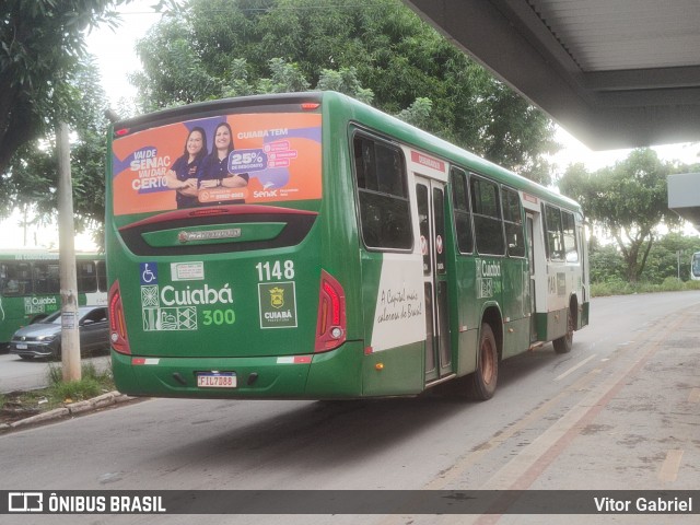Viação Paraense Cuiabá Transportes 1148 na cidade de Cuiabá, Mato Grosso, Brasil, por Vitor Gabriel. Número da foto: #12856942.