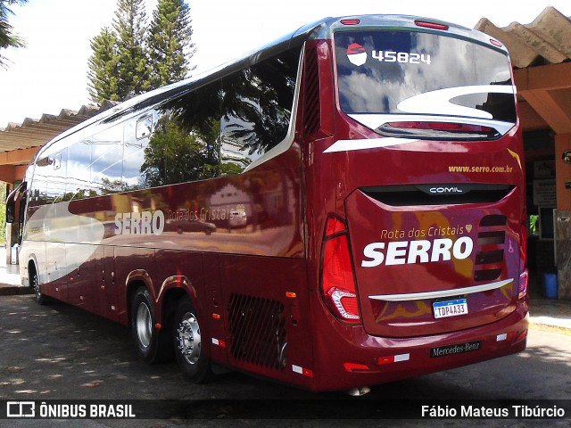 Viação Serro 45824 na cidade de Três Corações, Minas Gerais, Brasil, por Fábio Mateus Tibúrcio. Número da foto: #12855756.
