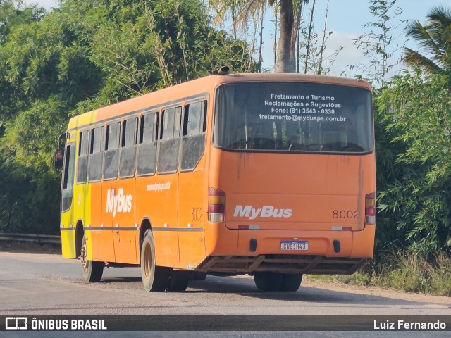 MyBus 8002 na cidade de Barreiros, Pernambuco, Brasil, por Luiz Fernando. Número da foto: #12856835.