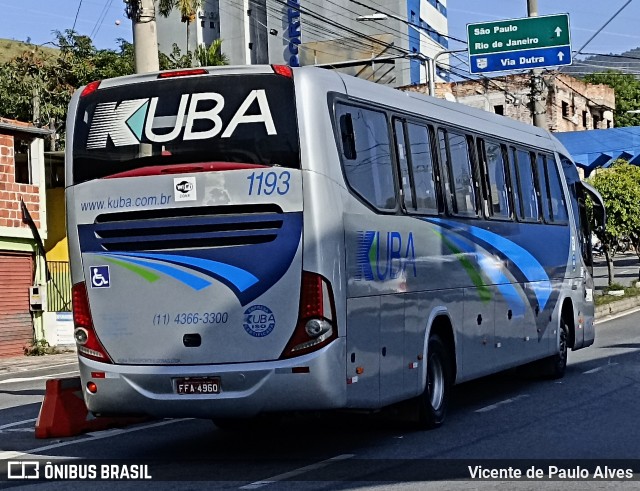 Kuba Turismo 1193 na cidade de Aparecida, São Paulo, Brasil, por Vicente de Paulo Alves. Número da foto: #12855971.