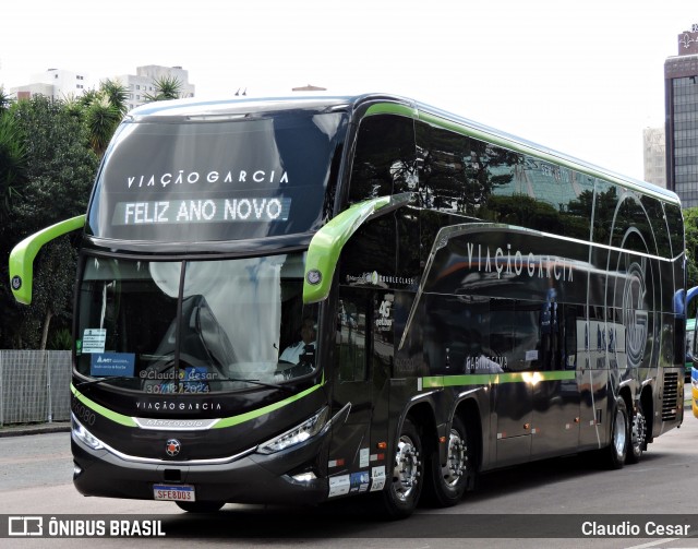 Viação Garcia 96080 na cidade de Curitiba, Paraná, Brasil, por Claudio Cesar. Número da foto: #12854204.