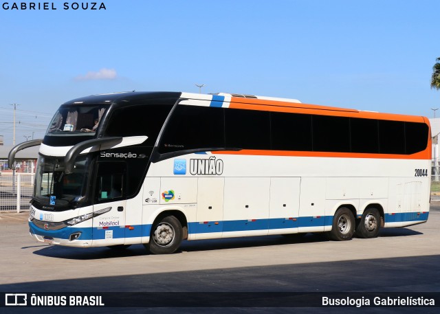 Expresso União 20044 na cidade de Goiânia, Goiás, Brasil, por Busologia Gabrielística. Número da foto: #12856686.