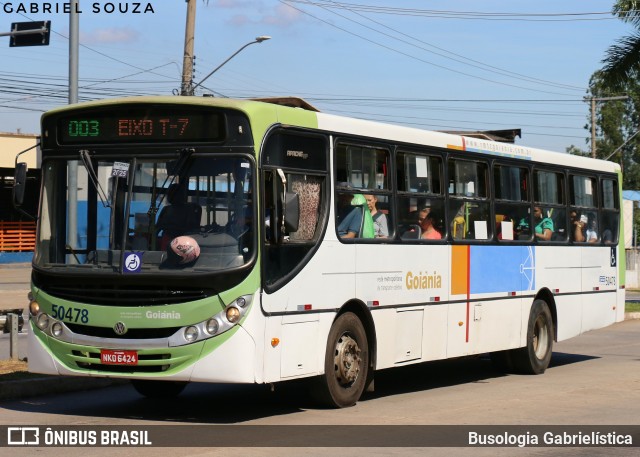 Rápido Araguaia 50478 na cidade de Goiânia, Goiás, Brasil, por Busologia Gabrielística. Número da foto: #12856861.