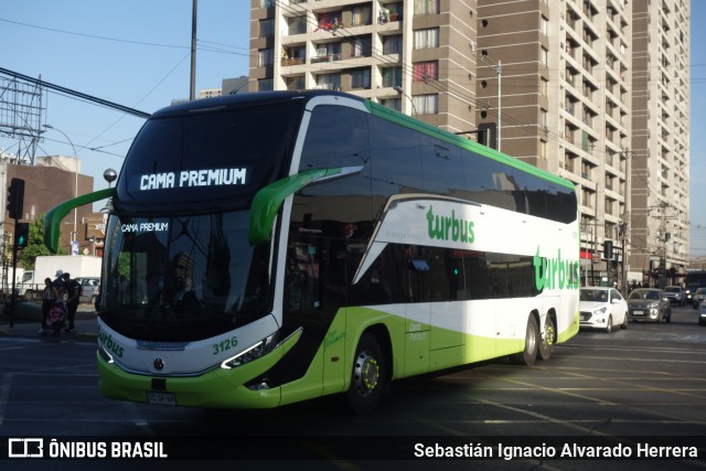 TurBus 3126 na cidade de Estación Central, Santiago, Metropolitana de Santiago, Chile, por Sebastián Ignacio Alvarado Herrera. Número da foto: #12921638.