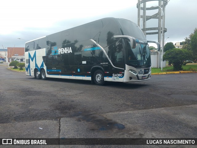 Empresa de Ônibus Nossa Senhora da Penha 64080 na cidade de Lages, Santa Catarina, Brasil, por LUCAS NASCIMENTO. Número da foto: #12921810.