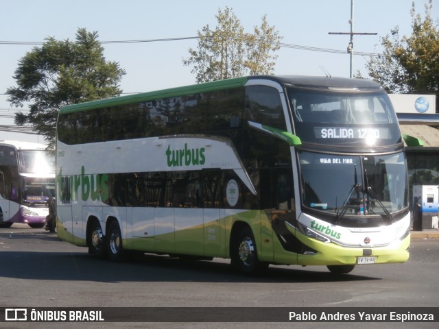 TurBus 3150 na cidade de Estación Central, Santiago, Metropolitana de Santiago, Chile, por Pablo Andres Yavar Espinoza. Número da foto: #12921664.