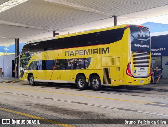 Viação Nova Itapemirim 40866 na cidade de São Bernardo do Campo, São Paulo, Brasil, por Bruno  Felício da Silva. Número da foto: #12920907.