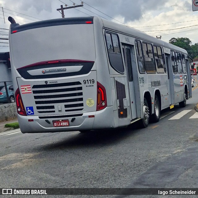 BluMob - Concessionária de Transporte Urbano de Blumenau 9119 na cidade de Blumenau, Santa Catarina, Brasil, por Iago Scheineider. Número da foto: #12920904.
