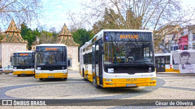 SMTUC - Serviços Municipalizados de Transportes Urbanos de Coimbra 327 na cidade de Coimbra, Coimbra, Portugal, por César de Oliveira. Número da foto: #12921973.