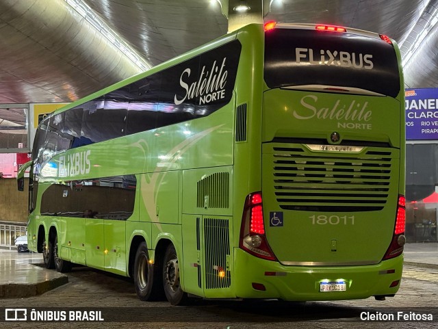 Expresso Satélite Norte 18011 na cidade de Uberlândia, Minas Gerais, Brasil, por Cleiton Feitosa. Número da foto: #12920485.