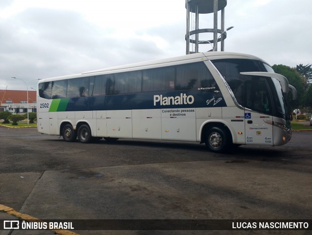 Planalto Transportes 2502 na cidade de Lages, Santa Catarina, Brasil, por LUCAS NASCIMENTO. Número da foto: #12921803.