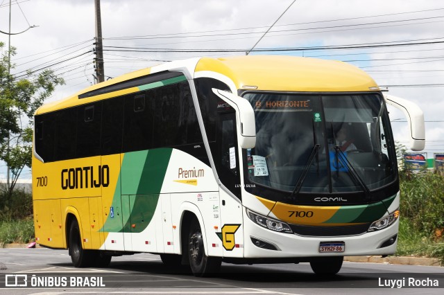 Empresa Gontijo de Transportes 7100 na cidade de Vitória da Conquista, Bahia, Brasil, por Luygi Rocha. Número da foto: #12921064.
