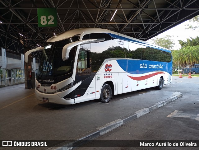 Viação São Cristóvão 3030 na cidade de São Paulo, São Paulo, Brasil, por Marco Aurélio de Oliveira. Número da foto: #12920540.