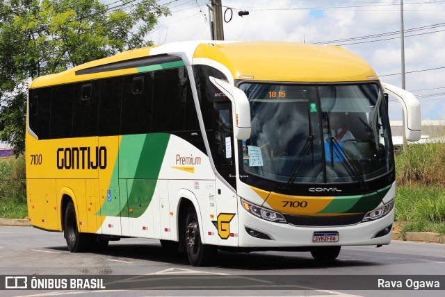 Empresa Gontijo de Transportes 7100 na cidade de Vitória da Conquista, Bahia, Brasil, por Rava Ogawa. Número da foto: #12922028.