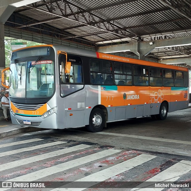 BB Transportes e Turismo 717 na cidade de Jandira, São Paulo, Brasil, por Michel Nowacki. Número da foto: #12922799.
