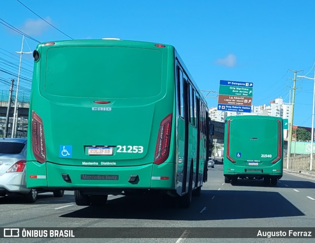 OT Trans - Ótima Salvador Transportes 21253 na cidade de Salvador, Bahia, Brasil, por Augusto Ferraz. Número da foto: #12920758.
