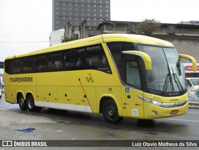 Viação Itapemirim 60053 na cidade de Rio de Janeiro, Rio de Janeiro, Brasil, por Luiz Otavio Matheus da Silva. Número da foto: #12921923.