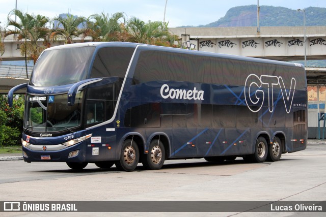Viação Cometa 18309 na cidade de Rio de Janeiro, Rio de Janeiro, Brasil, por Lucas Oliveira. Número da foto: #12921521.