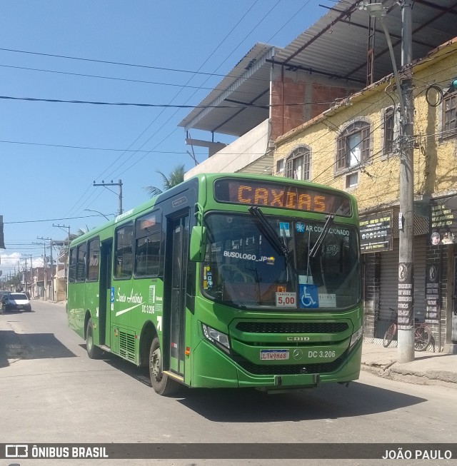 Transportes Santo Antônio DC 3.206 na cidade de Duque de Caxias, Rio de Janeiro, Brasil, por JOÃO PAULO. Número da foto: #12921180.