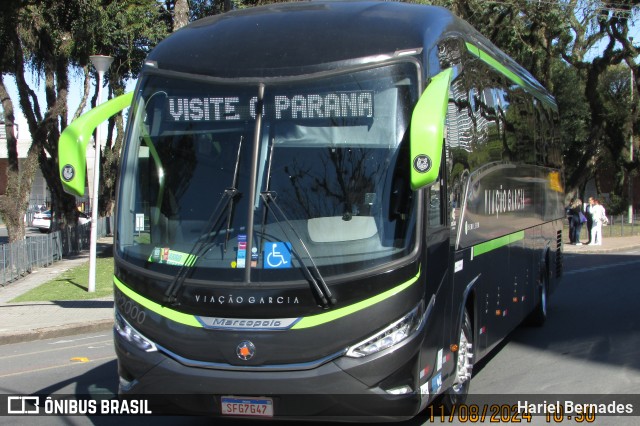 Viação Garcia 92000 na cidade de Curitiba, Paraná, Brasil, por Hariel Bernades. Número da foto: #12920680.