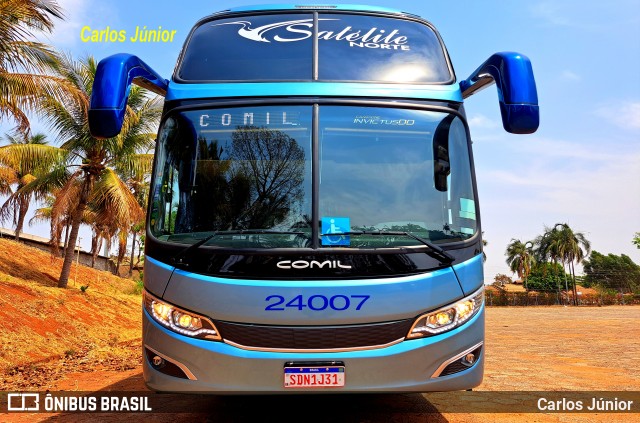 Expresso Satélite Norte 24007 na cidade de Goiânia, Goiás, Brasil, por Carlos Júnior. Número da foto: #12921046.