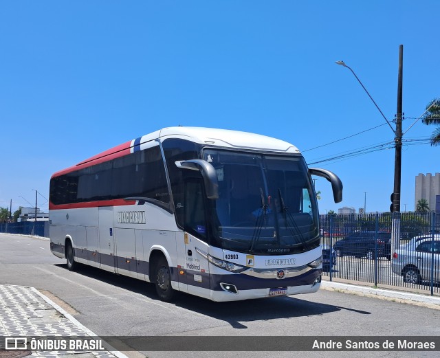 Viação Piracicabana 43903 na cidade de Praia Grande, São Paulo, Brasil, por Andre Santos de Moraes. Número da foto: #12922085.