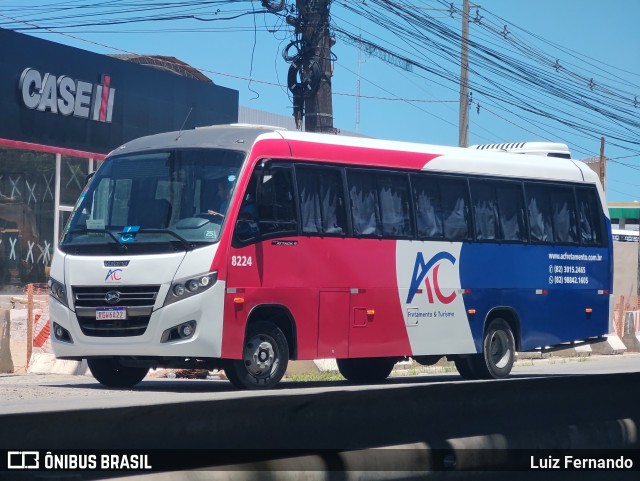 AC Transportes e Locação 8224 na cidade de Maceió, Alagoas, Brasil, por Luiz Fernando. Número da foto: #12922536.